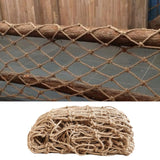 Maxbell Hemp Ropes Net Practical Multipurpose Twine Net for Climb Plant Home Balcony Rope Thickness 5mm