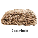 Maxbell Hemp Ropes Net Practical Multipurpose Twine Net for Climb Plant Home Balcony Rope Thickness 5mm