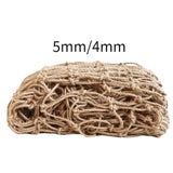 Maxbell Hemp Ropes Net Practical Multipurpose Twine Net for Climb Plant Home Balcony Rope Thickness 5mm