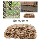 Maxbell Hemp Ropes Net Practical Multipurpose Twine Net for Climb Plant Home Balcony Rope Thickness 5mm