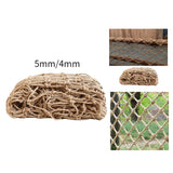 Maxbell Hemp Ropes Net Practical Multipurpose Twine Net for Climb Plant Home Balcony Rope Thickness 5mm
