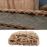 Maxbell Hemp Ropes Net Practical Multipurpose Twine Net for Climb Plant Home Balcony Rope Thickness 4mm