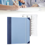 Maxbell Accordion File Organizer Family Important Documents Organizer for Bill Paper Blue