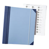 Maxbell Accordion File Organizer Family Important Documents Organizer for Bill Paper Blue