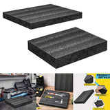 Maxbell Cuttable Foam Insert Drawer Foam Liner for Toolbox Camera Storage and Crafts 30cmx20cmx1cm