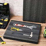 Maxbell Cuttable Foam Insert Drawer Foam Liner for Toolbox Camera Storage and Crafts 30cmx20cmx1cm