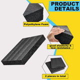 Maxbell Cuttable Foam Insert Drawer Foam Liner for Toolbox Camera Storage and Crafts 30cmx20cmx1cm