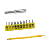 Maxbell Flexible Screwdriver Bit Extension Kit Garage Auto Parts Screwdriver Bit Set