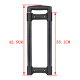 Maxbell Luggage Handle Compact DIY Suitcase Telescopic Handle for Sports Men Outdoor 15inch