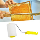 Maxbell Honey Extractor Uncapping Roller Tool Beekeeping Honey Extractor Tool Yellow