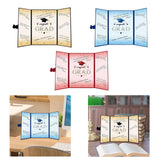 Maxbell Graduation Guest Book Thick Paper Easy to Write on Postcard Decoration Black