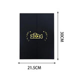 Maxbell Graduation Guest Book Thick Paper Easy to Write on Postcard Decoration Black