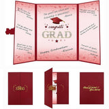 Maxbell Graduation Guest Book Thick Paper Easy to Write on Postcard Decoration Black