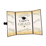 Maxbell Graduation Guest Book Thick Paper Easy to Write on Postcard Decoration Black