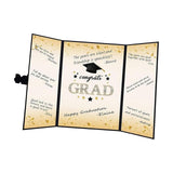 Maxbell Graduation Guest Book Thick Paper Easy to Write on Postcard Decoration Black
