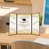 Maxbell Graduation Guest Book Thick Paper Easy to Write on Postcard Decoration Black