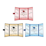 Maxbell Graduation Guest Book Thick Paper Easy to Write on Postcard Decoration Black