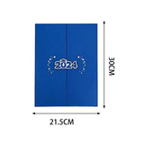Maxbell Graduation Guest Book Thick Paper Easy to Write on Postcard Decoration Blue