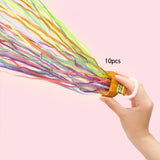 Maxbell 10x Hand Throw Streamers Hand Held Streamers for Celebrations Shows Supplies