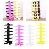 Maxbell Multiple Sunglasses Organizer Glasses Holder Stand for Selling Dresser Table Black