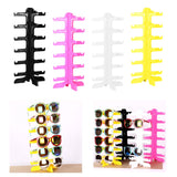 Maxbell Multiple Sunglasses Organizer Glasses Holder Stand for Selling Dresser Table Black