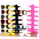 Maxbell Multiple Sunglasses Organizer Glasses Holder Stand for Selling Dresser Table Black