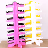 Maxbell Multiple Sunglasses Organizer Glasses Holder Stand for Selling Dresser Table Red