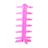 Maxbell Multiple Sunglasses Organizer Glasses Holder Stand for Selling Dresser Table Red