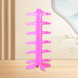Maxbell Multiple Sunglasses Organizer Glasses Holder Stand for Selling Dresser Table Red