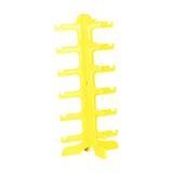 Maxbell Multiple Sunglasses Organizer Glasses Holder Stand for Selling Dresser Table Yellow