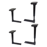 Maxbell 2Pcs 3D Adjustable Arms Armrest Sturdy for Most Gaming Chairs Computer Chair 4 Hole