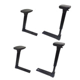 Maxbell 2Pcs 3D Adjustable Arms Armrest Sturdy for Most Gaming Chairs Computer Chair 4 Hole