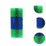 Maxbell Horse Brush Itchin Post Pad Cattle Scratching Brush for Fence Garden Outdoor Green No Screws