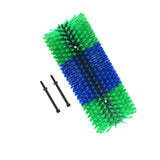 Maxbell Horse Brush Itchin Post Pad Cattle Scratching Brush for Fence Garden Outdoor Green with Screws