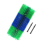 Maxbell Horse Brush Itchin Post Pad Cattle Scratching Brush for Fence Garden Outdoor Green with Screws