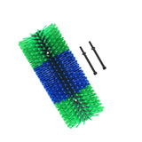 Maxbell Horse Brush Itchin Post Pad Cattle Scratching Brush for Fence Garden Outdoor Green with Screws