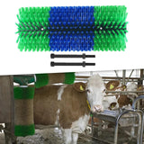 Maxbell Horse Brush Itchin Post Pad Cattle Scratching Brush for Fence Garden Outdoor Green with Screws