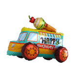 Maxbell Boys Birthday Party Decor Retro Car Decoration for Holiday Celebration Party Ice cream truck