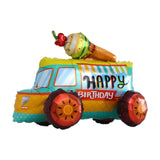 Maxbell Boys Birthday Party Decor Retro Car Decoration for Holiday Celebration Party Ice cream truck