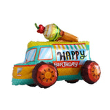 Maxbell Boys Birthday Party Decor Retro Car Decoration for Holiday Celebration Party Ice cream truck