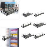 Maxbell Can Dispenser Fridge Can Dispenser for Cafes Household Vending Machines 3 Row 31x25x8cm