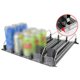 Maxbell Can Dispenser Fridge Can Dispenser for Cafes Household Vending Machines 3 Row 31x25x8cm