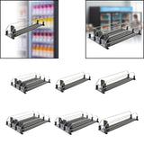 Maxbell Can Dispenser Fridge Can Dispenser for Cafes Household Vending Machines 3 Row 31x25x8cm
