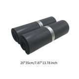 Maxbell 100Pcs PE Postage Bags Courier Mailer Bags Versatile Clothing Packaging Bags Black 20x35cm