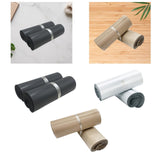 Maxbell 100Pcs PE Postage Bags Courier Mailer Bags Versatile Clothing Packaging Bags Black 20x35cm
