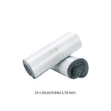 Maxbell 100Pcs PE Postage Bags Courier Mailer Bags Versatile Clothing Packaging Bags White 25x35cm