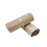 Maxbell 100Pcs PE Postage Bags Courier Mailer Bags Versatile Clothing Packaging Bags Brown 20x30cm