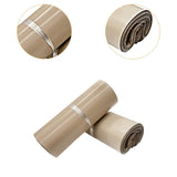 Maxbell 100Pcs PE Postage Bags Courier Mailer Bags Versatile Clothing Packaging Bags Brown 20x30cm