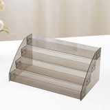 Maxbell Clear Display Stand Versatile Acrylic Riser for Dresser Collections Bathroom 4 Tier