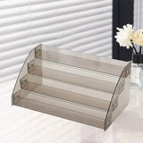 Maxbell Clear Display Stand Versatile Acrylic Riser for Dresser Collections Bathroom 4 Tier